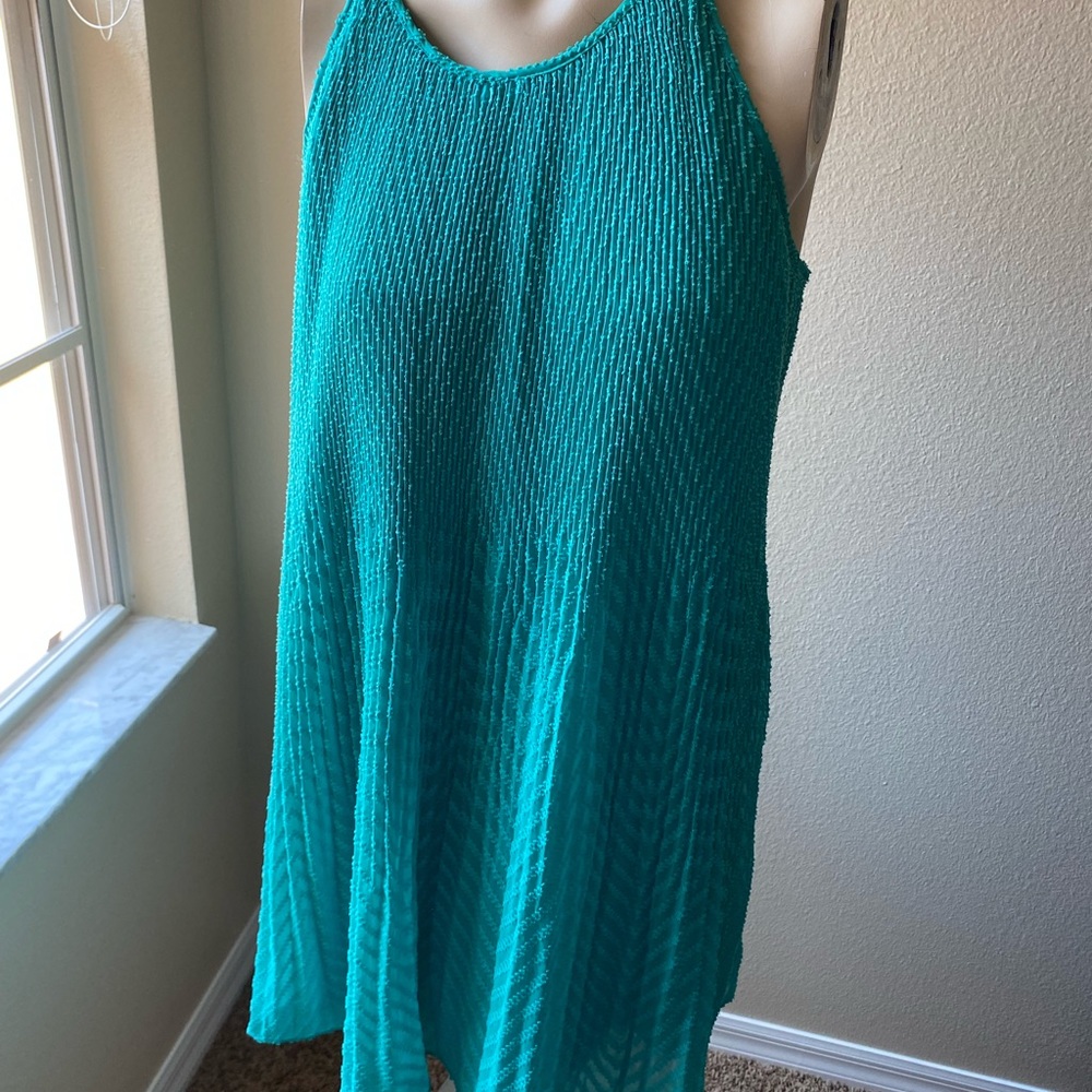 COPY - ELLE blue green flowy dress